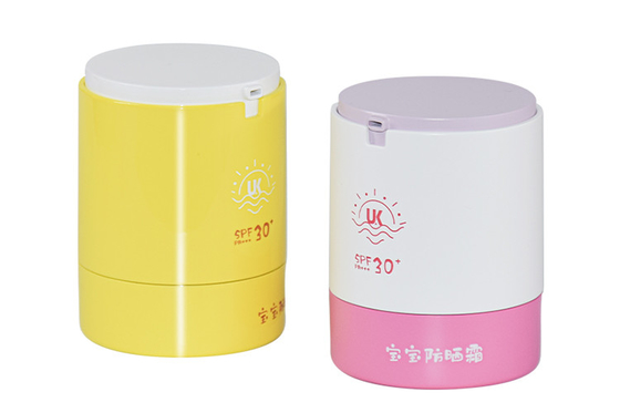 Packaging Innovations 50g airless cream jar with bottom rotation and replaceable design