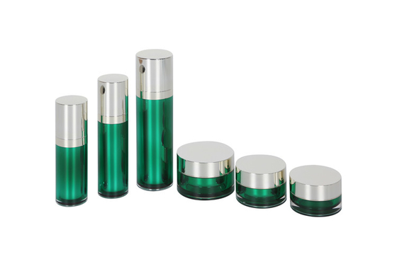 Cosmetic Serum Pump Bottle Packaging 30g Acrylic Face Cream Jar Daily Skincare