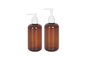 250ml Amber Shampoo/Lotion Pump Bottle PET Bottle+PP Pump Skincare Packaging/Health Care Packaging/Hand Sanitizer UKH07