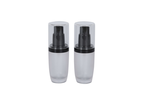 Custom Frosted Glass Foundation Bottle For Travel Skin Care